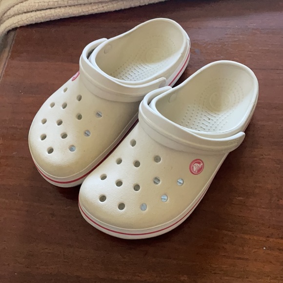 Tan and pink “Crocband” Crocs - Picture 5 of 5